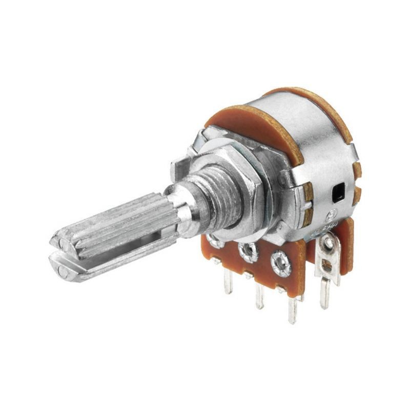 Monacor VRB-100S10 Potencjometr liniowy stereo, 10kΩ